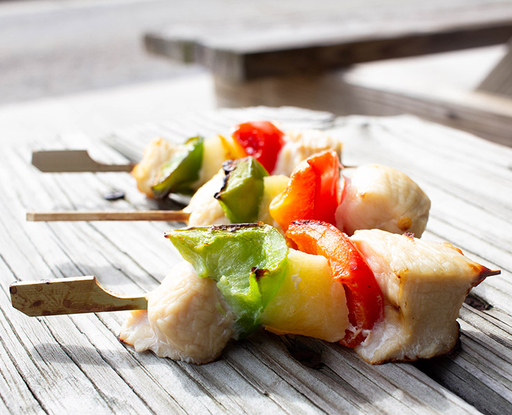 Chicken-Pineapple Kabob
