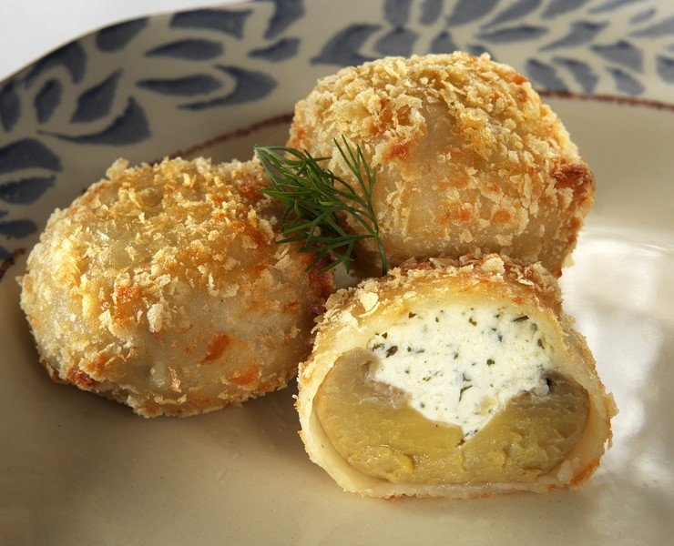 BREADED HERB CHEESE MUSHROOM CAP