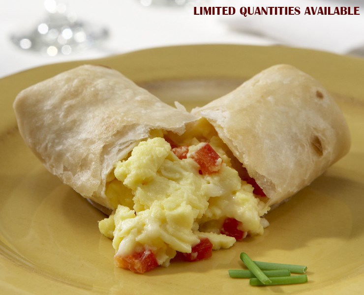 BREAKFAST BURRITO: HAM & CHEESE
