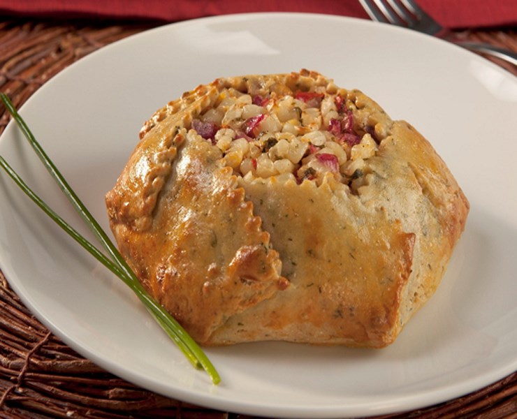 YUCATAN ROASTED CORN & BLACK BEAN TART