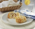 STUFFED BREAKFAST BISCUIT:  HAM & CHEESE