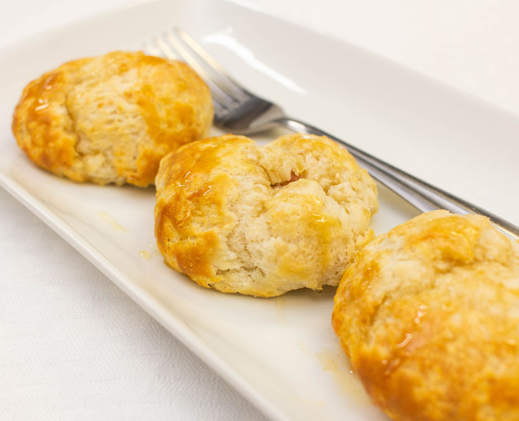 STUFFED BREAKFAST BISCUIT: BACON, EGGS & CHEESE (SMALL)