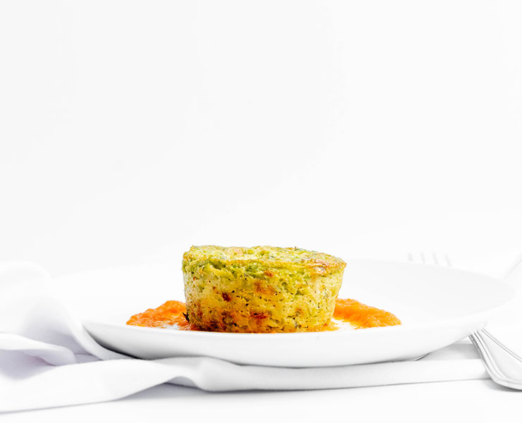 Parmesan Pea Souffle 