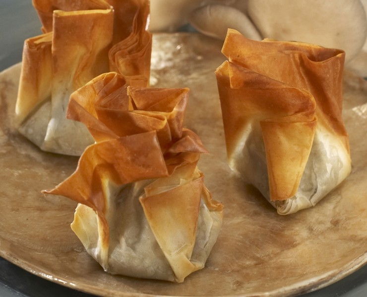 WILD MUSHROOM IN PHYLLO BEGGAR'S PURSE